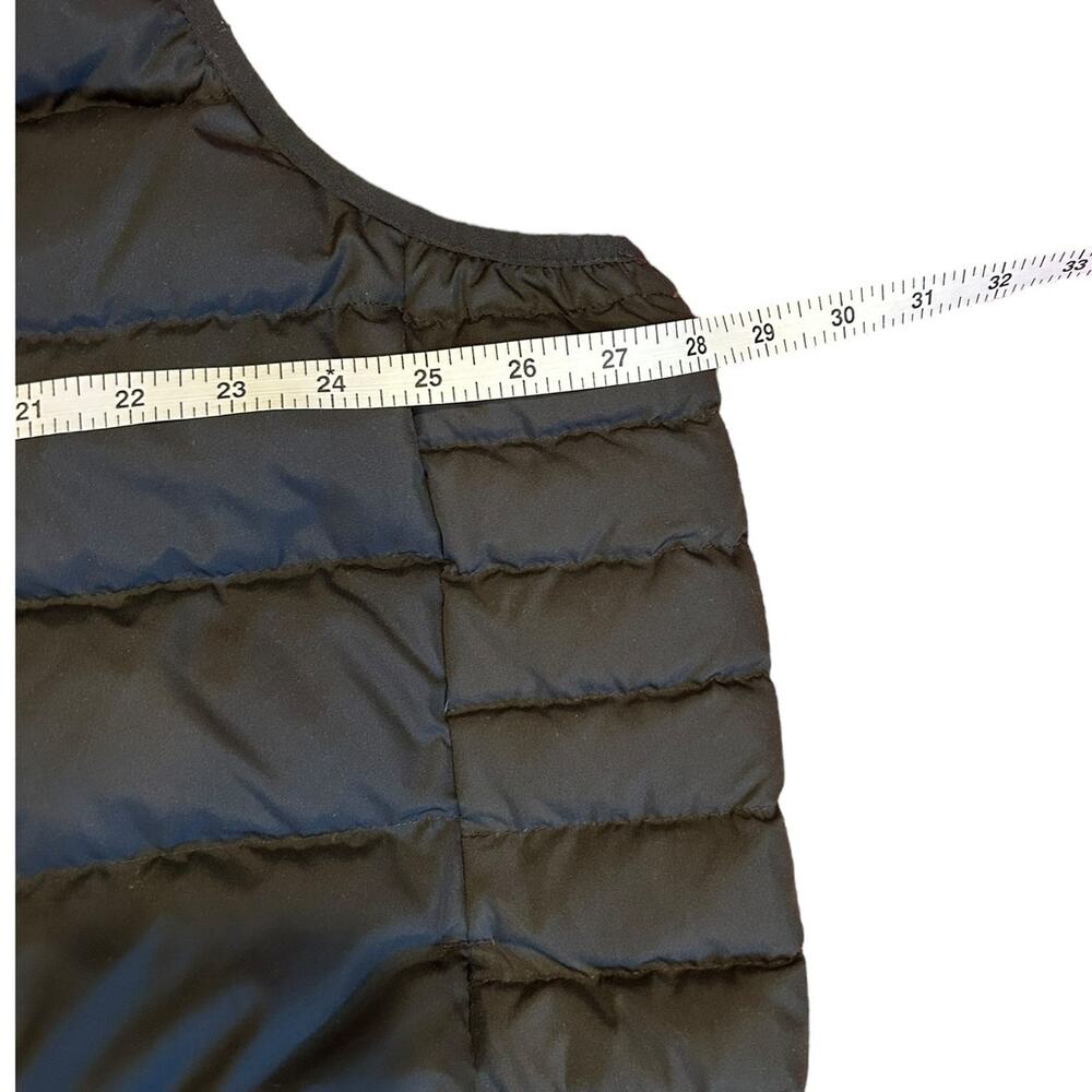 LANDS' END Black Full Zip Quilted Outdoor Insulated Down Puffer Vest Men's 2XL - Picture 5 of 8
